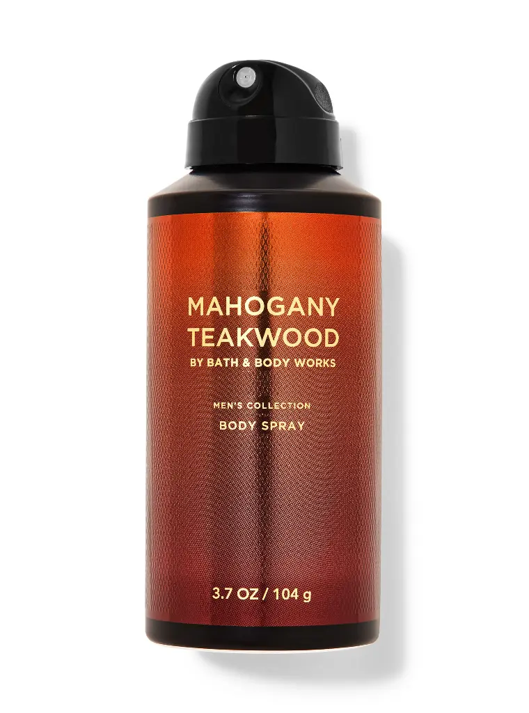BBW BODY SPRAY MAHOGANY TEAKWOOD