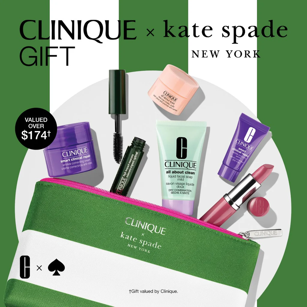 CLINIQUE KIT MAQUILLAJE CLINIQUE X KATE SPADE