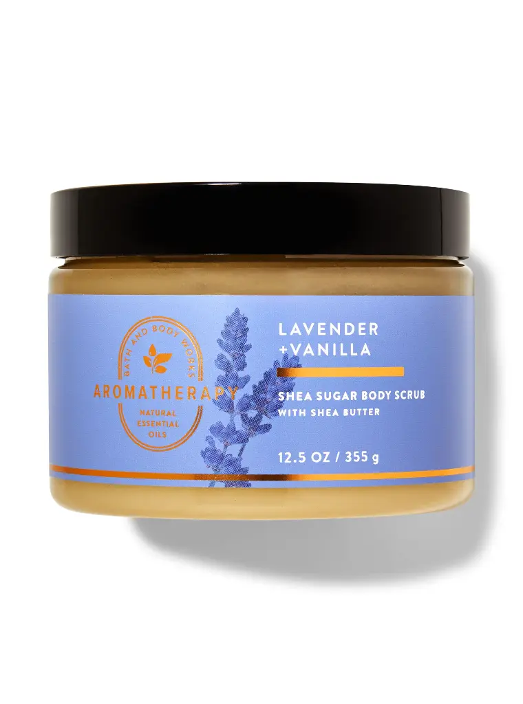 BBW AROMATHERAPY LAVENDER BODY SCRUB EACH C/U
