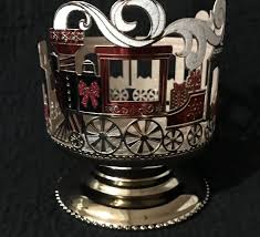 BBW PORTA VELA TREN NAVIDAD METALICA