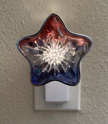 BBW WELLFLOWER  ESTRELLA GRANDE ROJA Y AZUL LUZ 24/7
