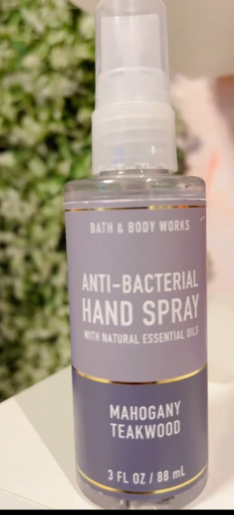 [b01ba85b] BBW MAHOGANY TEAKWOOD SPRAY ANTIBACTERIAL