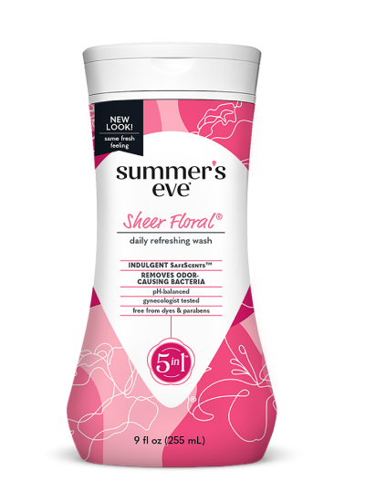 SUMMER'S EVE SHEER FLORAL