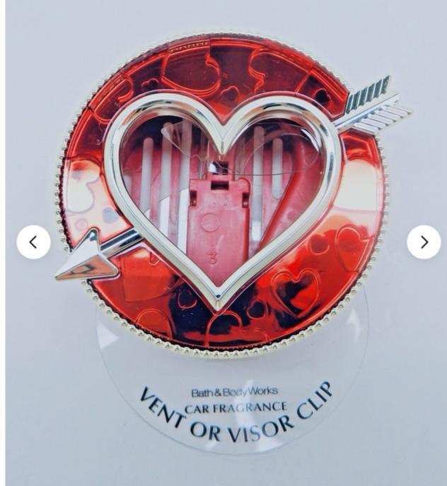 BBW CLIP CAR ROJO CORAZON