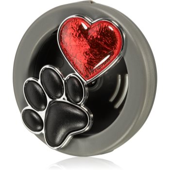 BBW CLIP CAR  GRIS CORAZON HUELLA