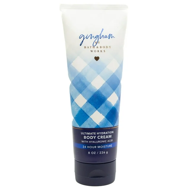 BBW BODY CREAM GINGHAM AZUL