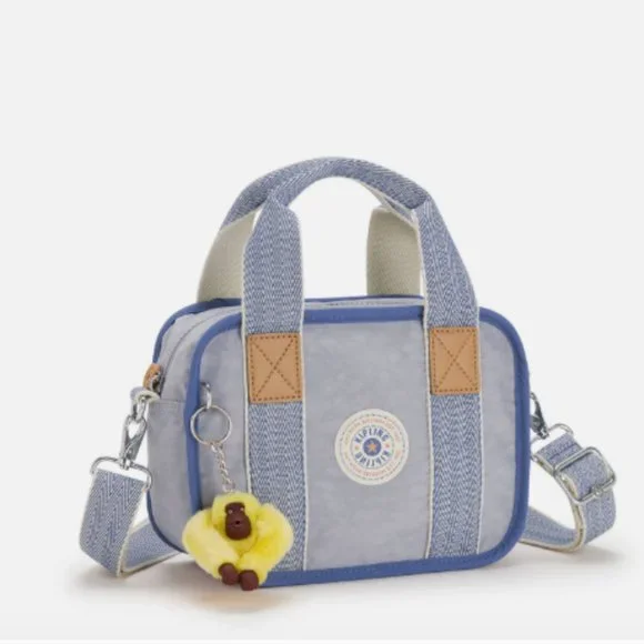 CARTERA CRUZADA KIPLING LIVE LIGHT NADALE AZUL CELESTE