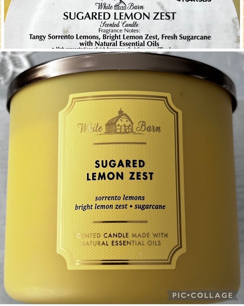 BBW VELA SUGARED LEMON ZEST