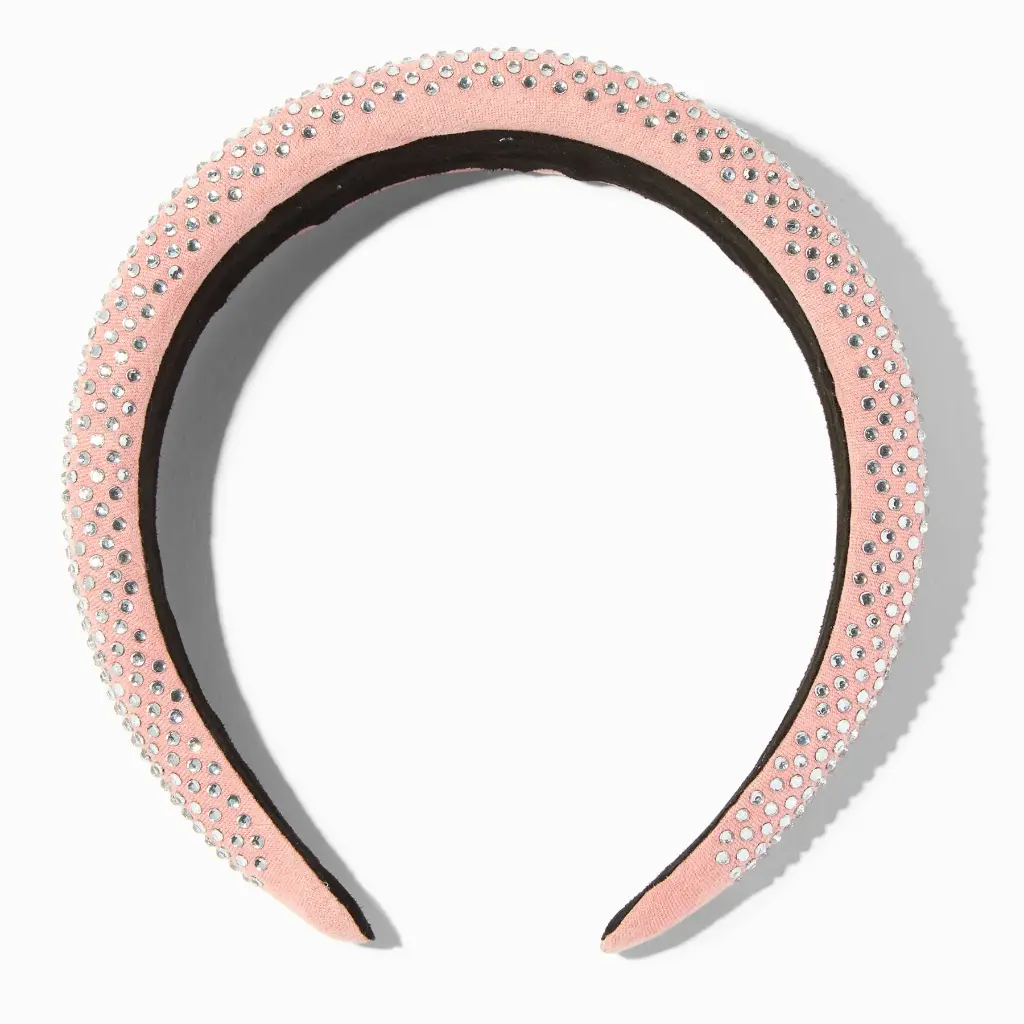 DIADEMA ROSA PASTEL DIAMANTES