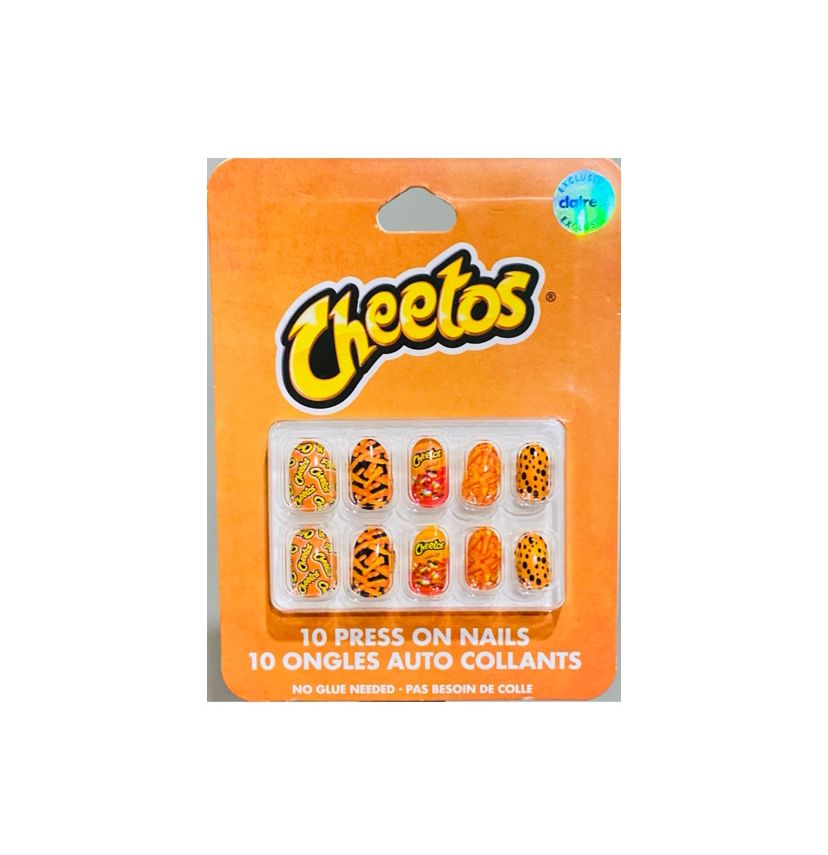 CHEETOS UÑAS ACRILICAS