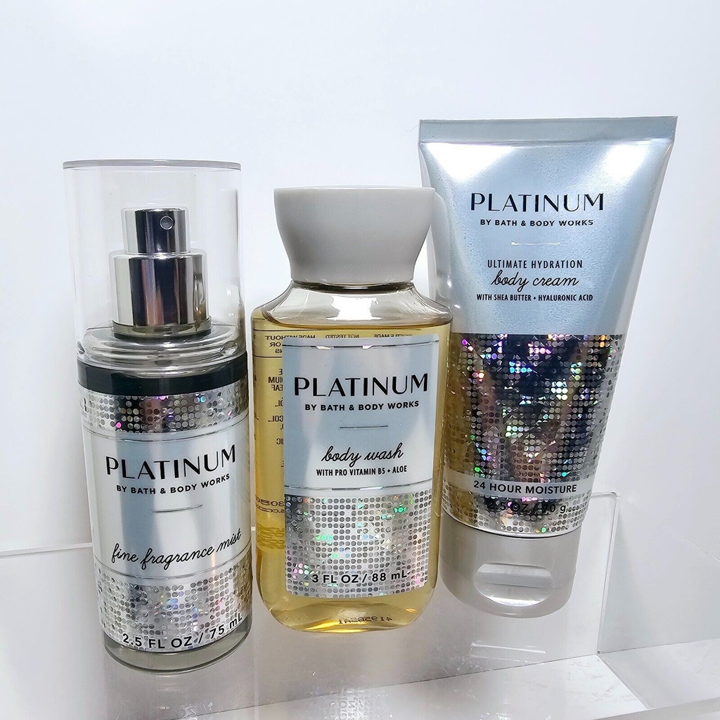 BBW PLATINUM BODY WASH MINI