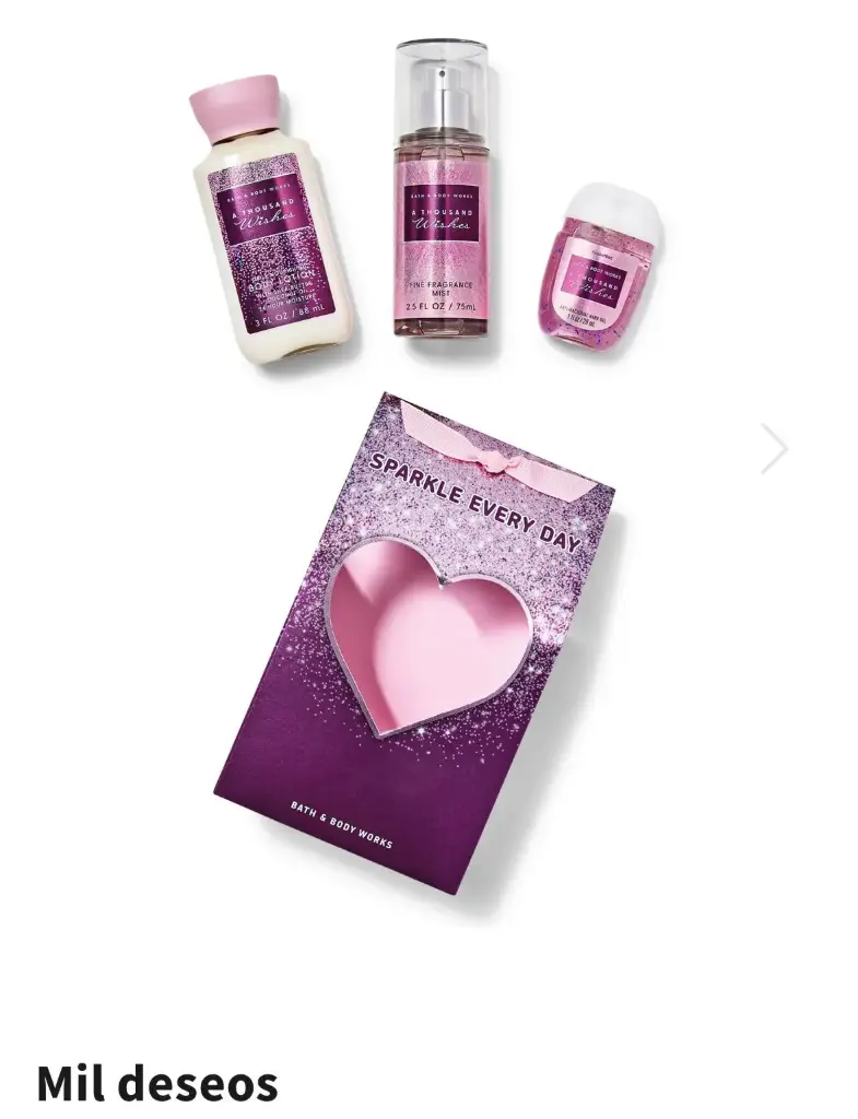 BBW A THOUSAND WISHES SET MINI