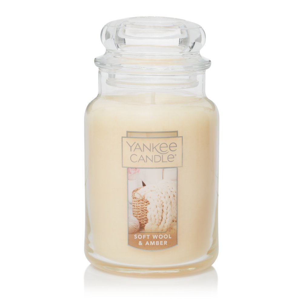 Soft Wool and Amber Yankee Candle vela