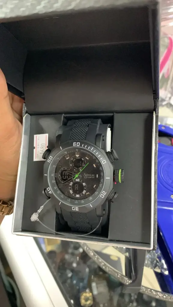 RELOJ AMERICAN AXCHANGE RELOJ DE CABALLERO NEGRO 