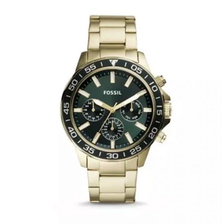 FOSSIL RELOJ Men's Bannon Multifunction Gold-Tone Stainless Steel Bracelet Watch 45mm - Gold-Tone