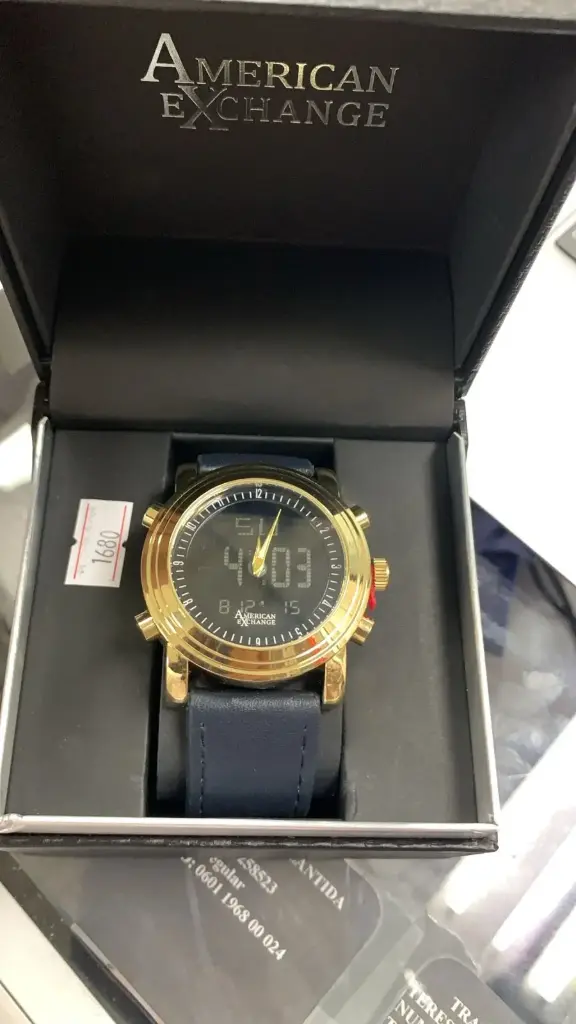 RELOJ AMERICAN EXCHANGE NEGRO DIGITAL CABALLERO