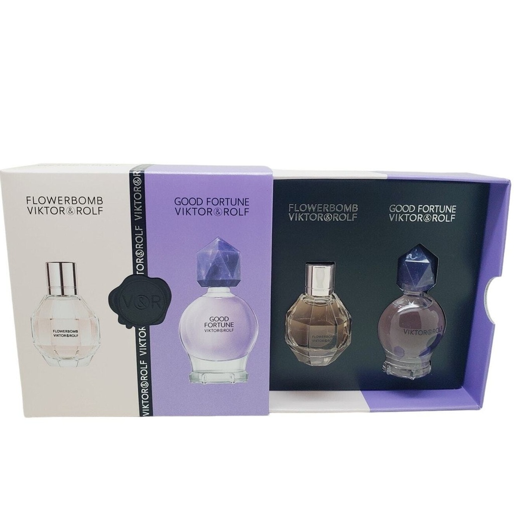 Viktor & Rolf Mini Gift Set 7ml FlowerBomb EDP + 7ml Good Fortune EDP