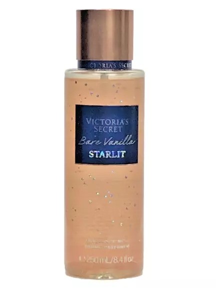 Victoria's Secret Bare Vanilla Starlit for Women by Victoria's Secret Fragrance Mist Spray 8.4 Oz