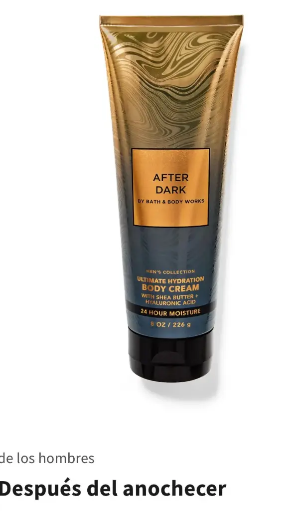 BBW AFTER DARK BODY CREAM CABALLERO