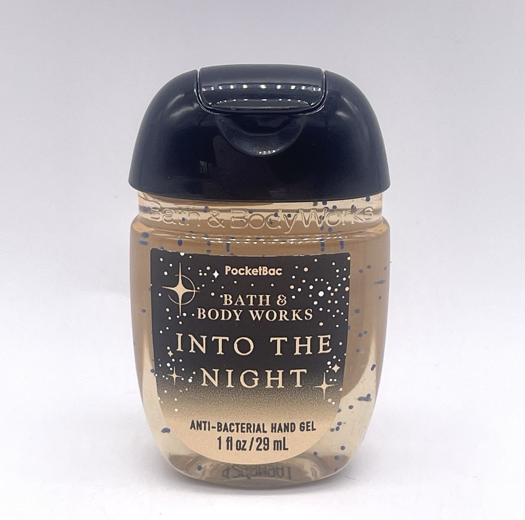 Bath Body Works Into the Night Pocketbac Anti Bacterial Hand Sanitizer Gel 1 Oz.