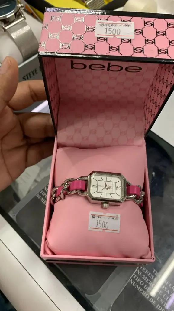 RELOJ BEBE ROSADO DAMA