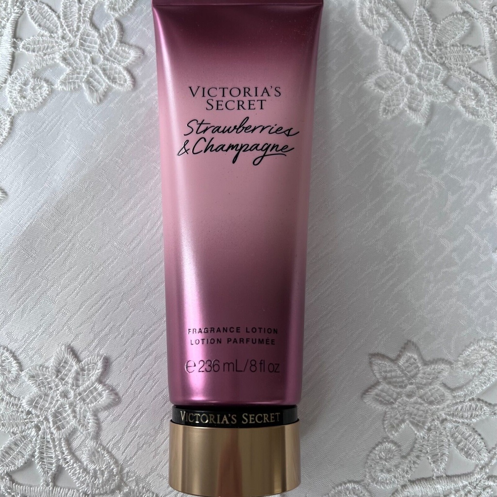 VS BODY LOTION  STRAWBERRIES CHAMPAGNE