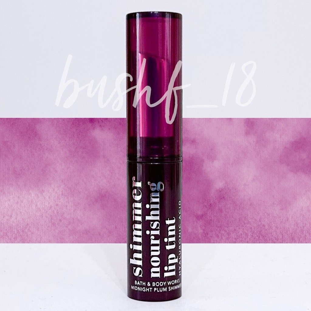 Bath & Body Works MIDNIGHT PLUM Shimmer Nourishing Lip Tint SEALED Winter 2024