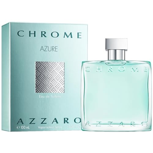 PERFUME Azzaro Chrome Azure Eau De Toilette for Men 100 Ml