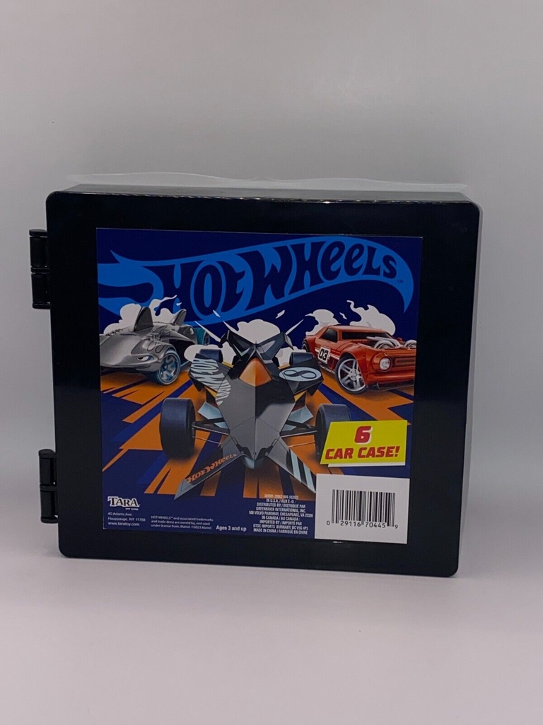 Hot Wheels Storage Case Car Holder 6 Car Travel Box