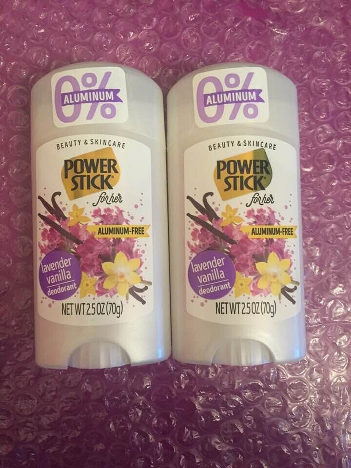 Power Stick for HER  Aluminum-Free  Lavender Vanilla Deodorant  2.5 OZ