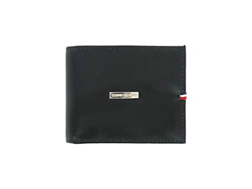 Tommy Hilfiger LEATHER WALLET & VALET, Bi-fold, RFID Protection - BLACK (31HP220040)