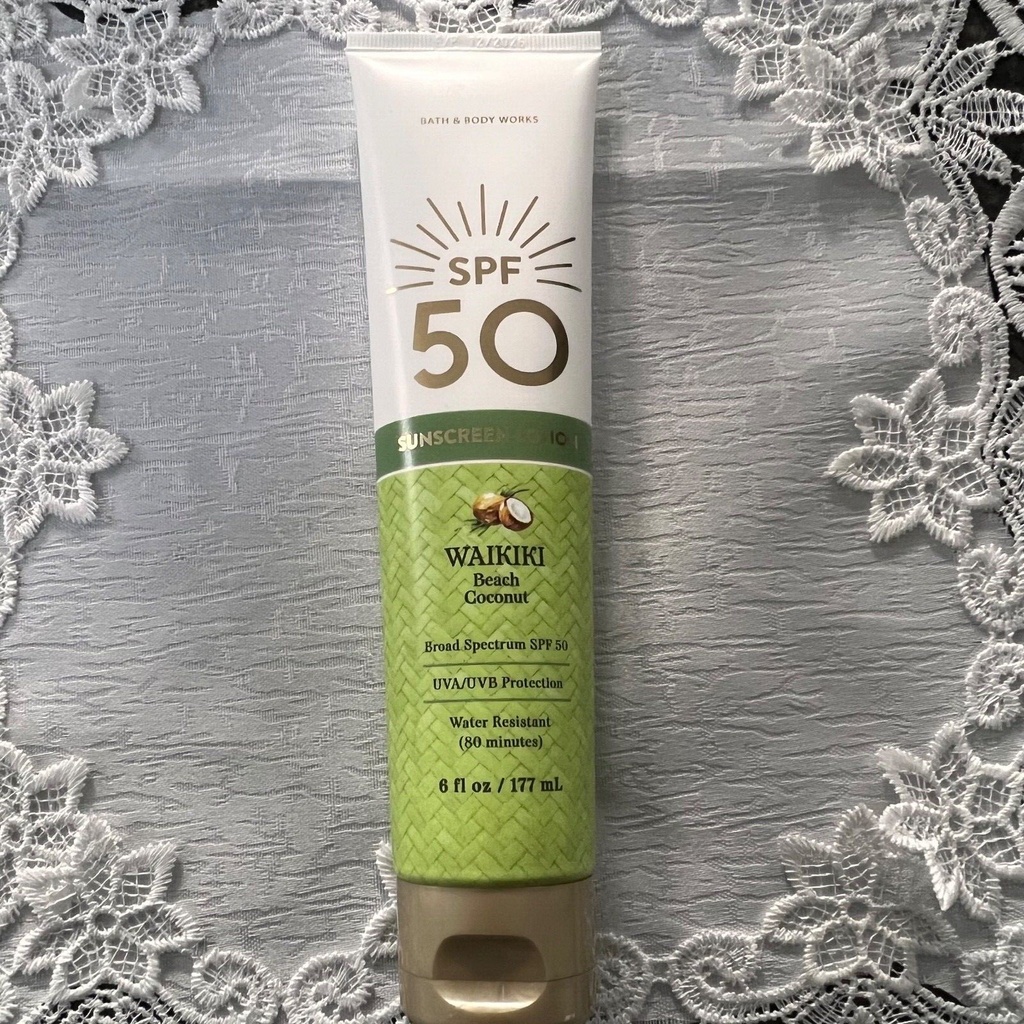 Bath & Body Works Sunscreen Spray or Lotion 6 Oz Broad Spectrum SPF 50 You Pick