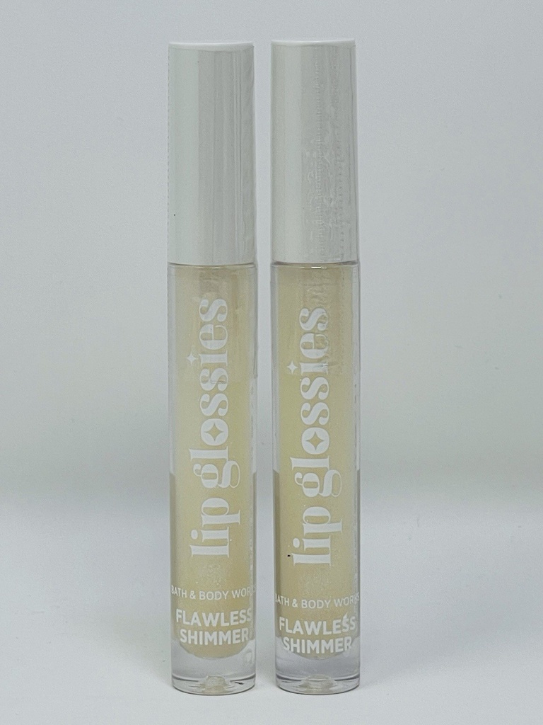 BBW BATH & BODY WORKS LIP GLOSSIES Flawless Shimmer NEW