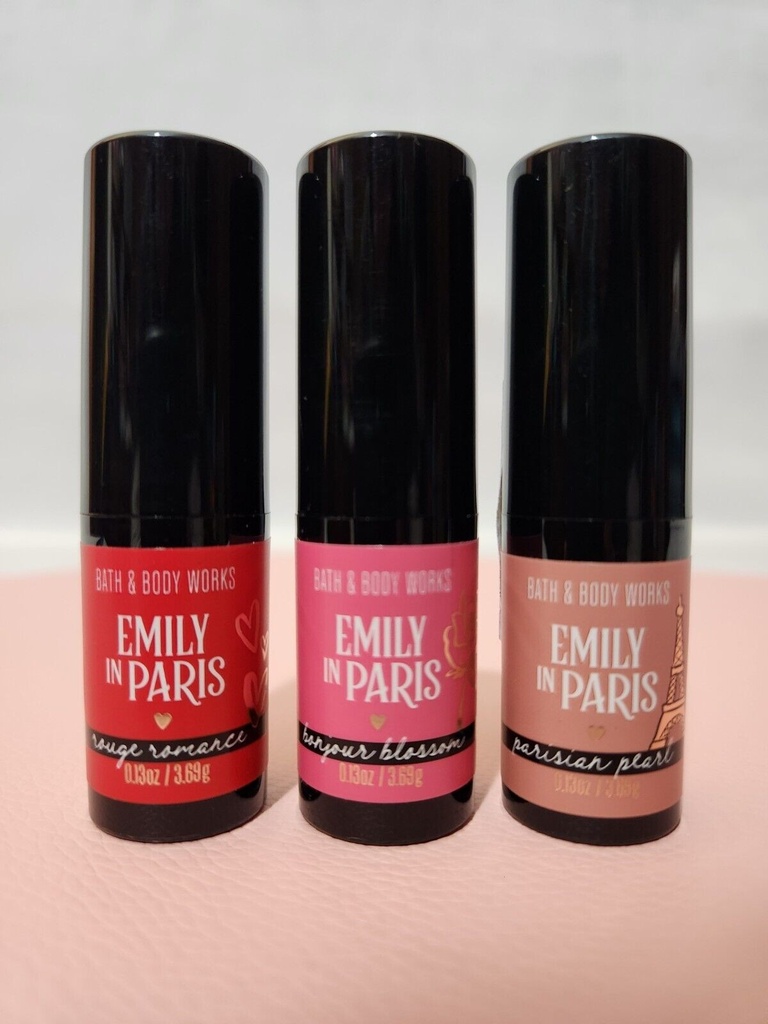 Bath & Body Works EMILY in PARIS Limited-Edition Lipstick Assorted SET of THREE