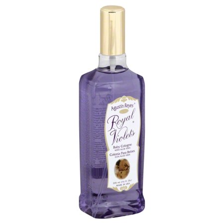 PERFUME Agustin Reyes Royal Violets Baby Cologne with Aloe Vera, 7.6 OZ