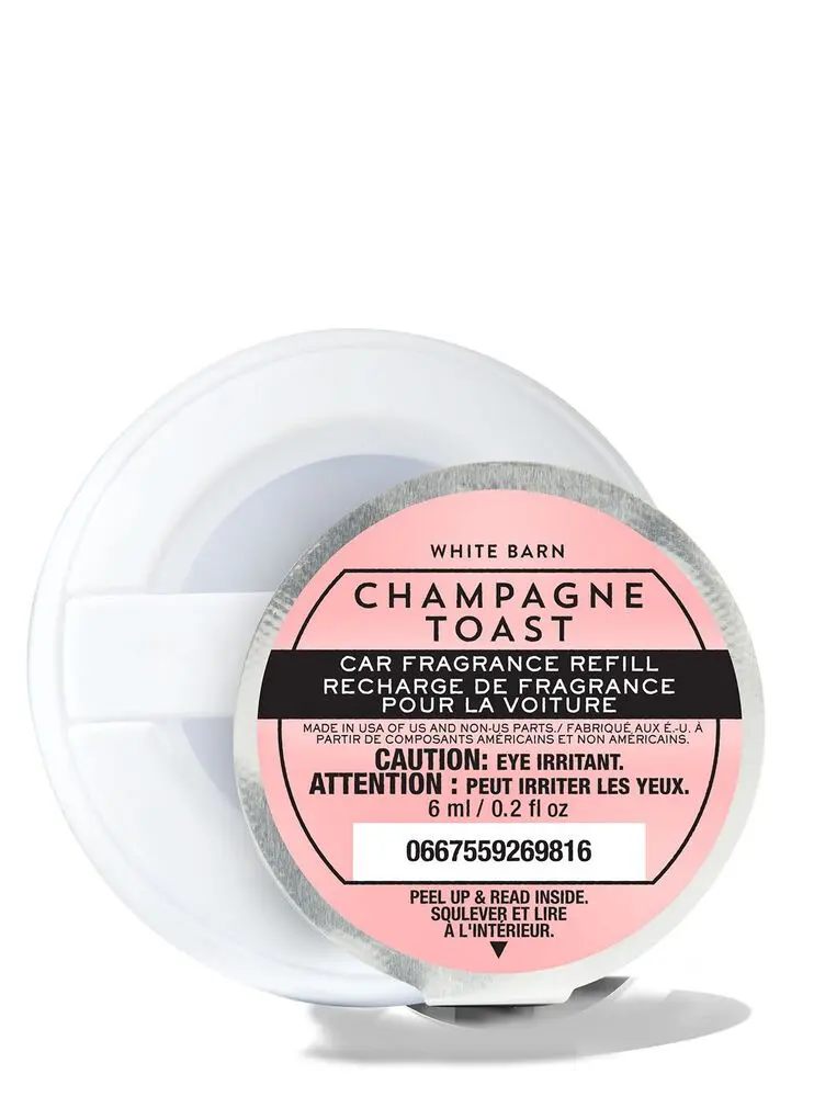 Bath & Body Works CHAMPAGNE TOAST  Car Fragrance Holder and Refill