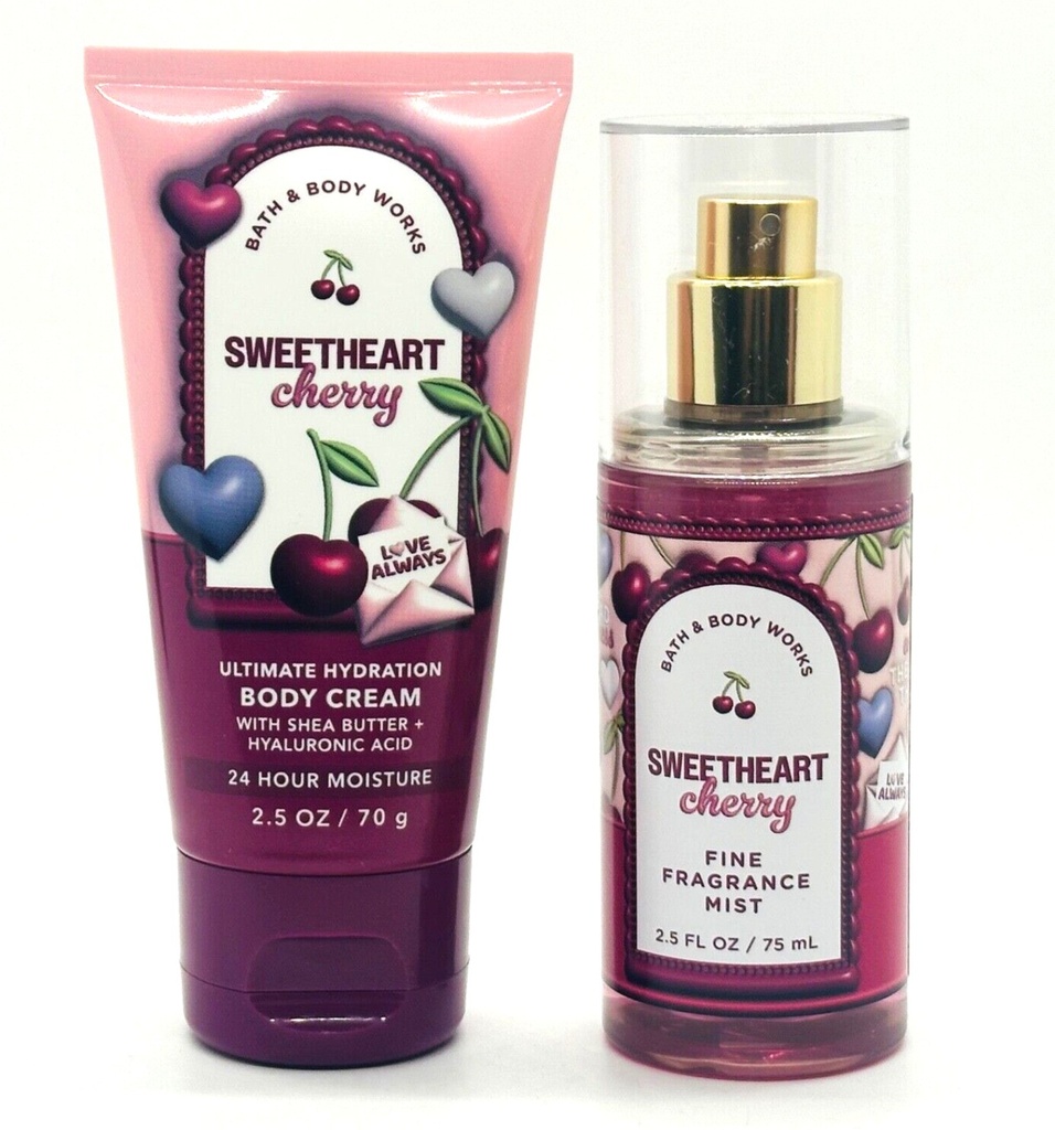 Bath & Body Works SWEETHEART CHERRY Mini Fragrance Mist 