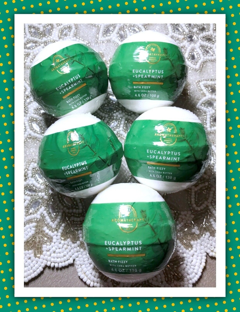 Bath & Body Works Eucalyptus + Spearmint Bath Fizzy with Shea Butter 