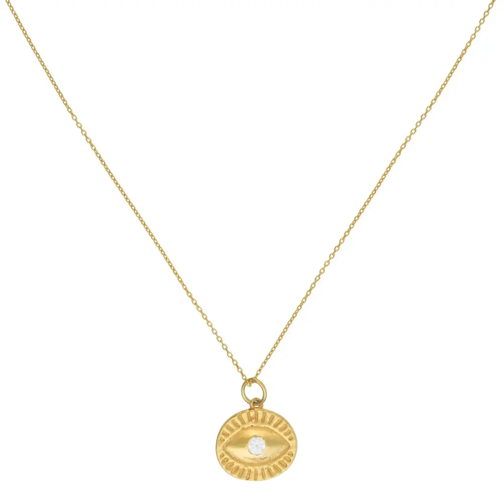 CADENA DE OJO TURCO COLOR GOLD 