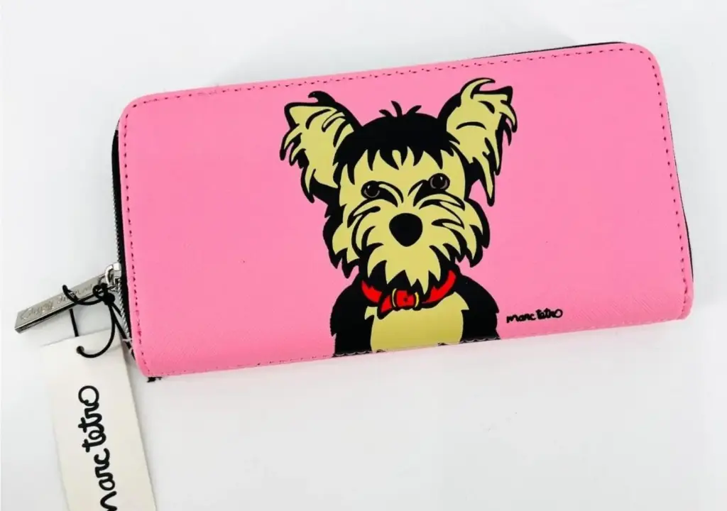 MONEDERO CON DIBUJO DE PERRITO COLOR ROSA MARC TEATRO 