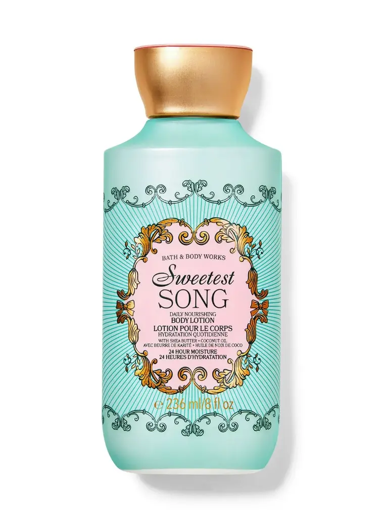 BBW BODY LOTION SWEETEST SONG 