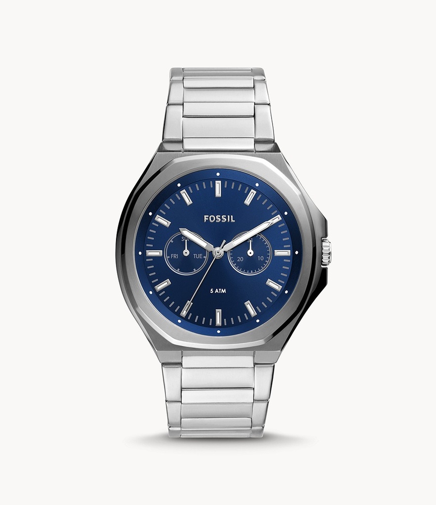 Fossil Men's Evanston Multifunction, Stainless Steel Watch