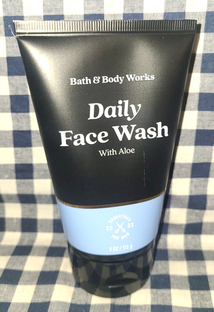 ALL NEW Men's DAILY FACE WASH 4 Oz Tube Bath & Body Works