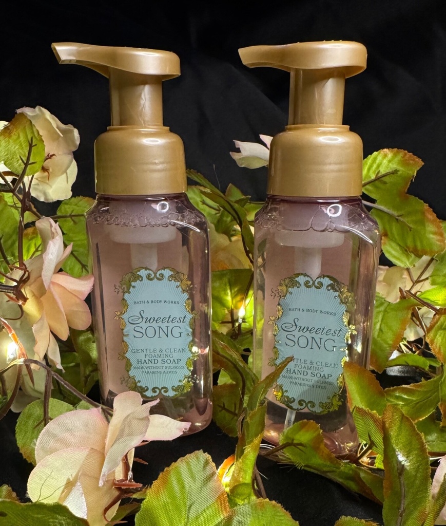 BBW Sweetest Song Gentle & Clean Foaming Hand Soap by Bath + Body Works - Pack of 3 (8.75 Fl Oz Each)