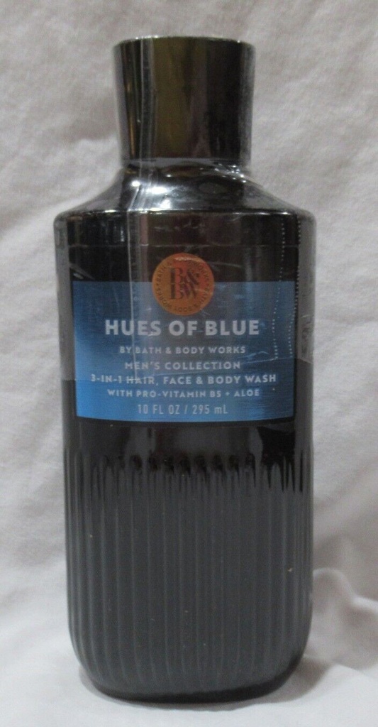 BBW Body Wash Men's Collection HUES of BLUE