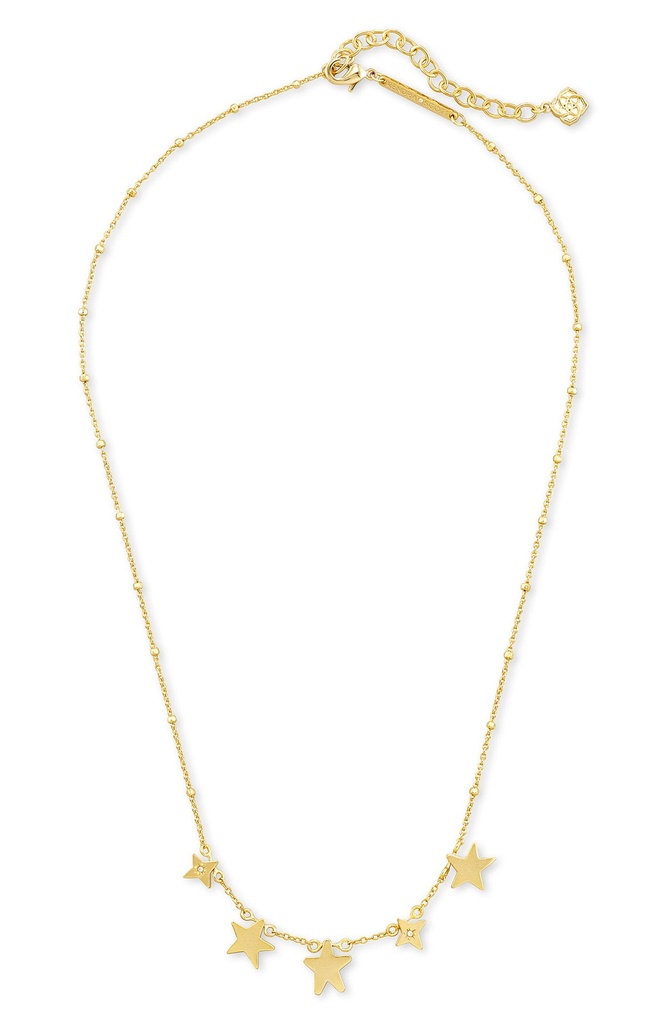 Kendra Scott Jae Star Choker Necklace in Gold | Plated Brass