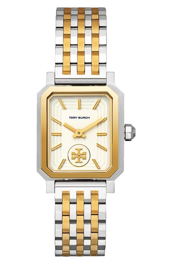  RELOJ Tory Burch Women's Robinson Two-Tone Stainless Steel Bracelet Watch 27x29mm - Two Tone