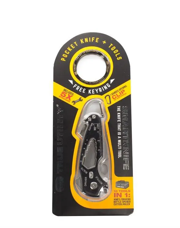 navaja true utility 5x pocket knife tools