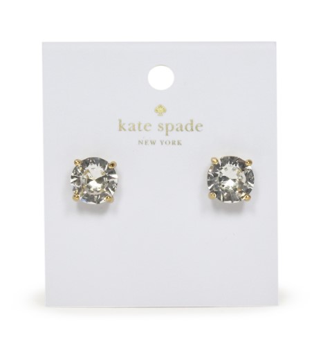Kate Spade Gumdrop Studs, Clear