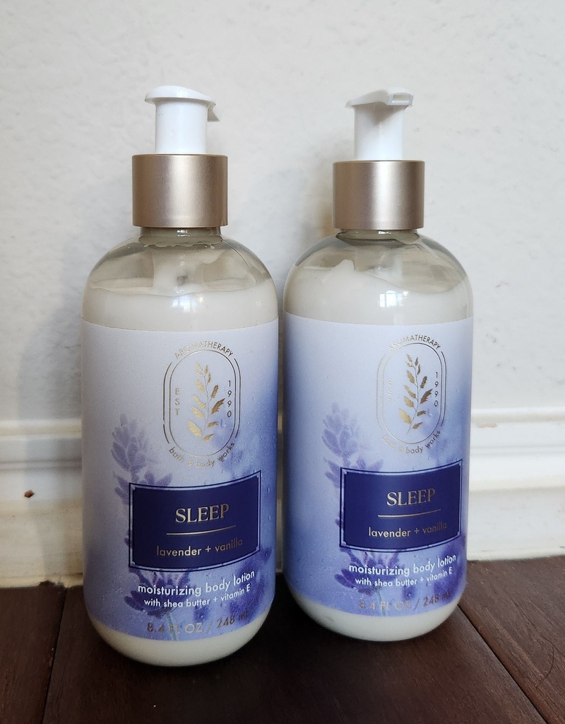 BBW BODY LOTION SLEEP LAVENDER VANILLA 